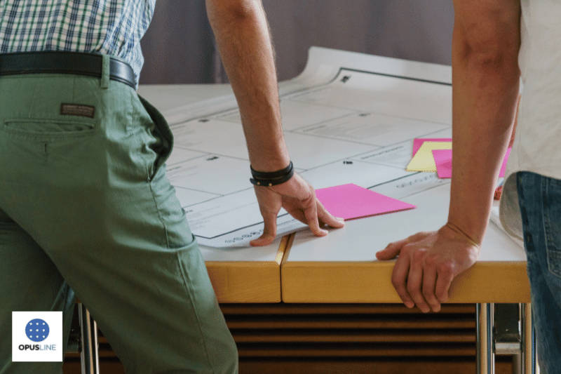 atelier pour mecanique avec papier et établi