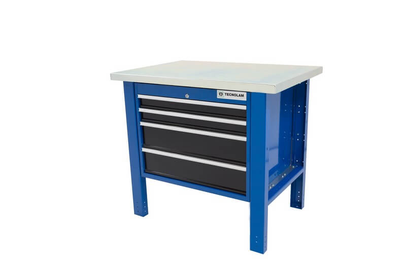 établi de travail avec tiroir avec 4 tiroirs